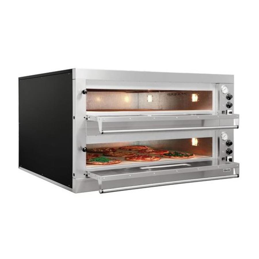 Four pizza | 1310 x 1270 x 760 mm | 24 kW | 0  °C a 450  °C