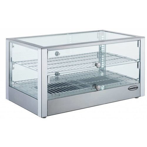  Combisteel Vitrine Chauffante | 2 grilles | 70x40x38cm 