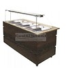 Combisteel Vitrine/Buffet chauffant | 125 x 80 x 136 cm
