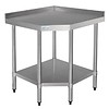 Vogue Table d'angle inox 700mm