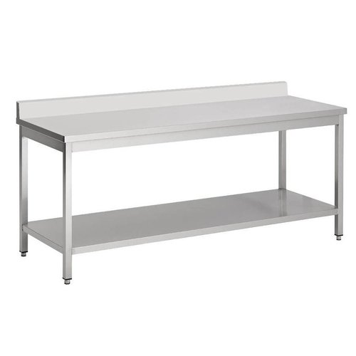  Combisteel Table de travail en acier inoxydable Démontable (D)60cm | 7 Dimensions 