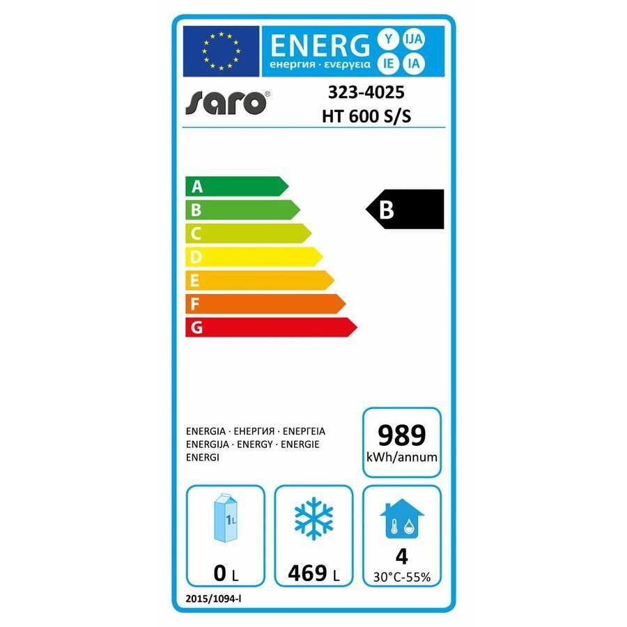 Congélateur Acier inoxydable 1 Porte 777x695x1895mm 620 L