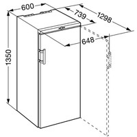 Armoire à vin mono-zone 164 bouteilles porte pleine 60x73,9x135(h)