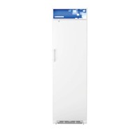 FKDv 4211 Réfrigérateur blanc avec porte en acier | 411 Litres