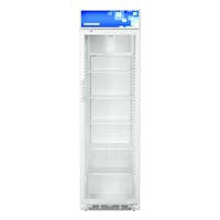 FKDv 4211 Réfrigérateur blanc avec porte en acier | 411 Litres