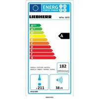 Cave à vin double-zone 211 bouteilles porte vitrée | Acier inoxydable 70x74,2x192(h)