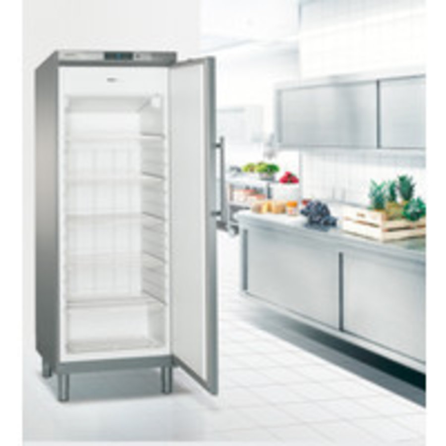 Congélateur inox 1864x747x791mm 337 L | 2/1GN | -14°C en -28°C