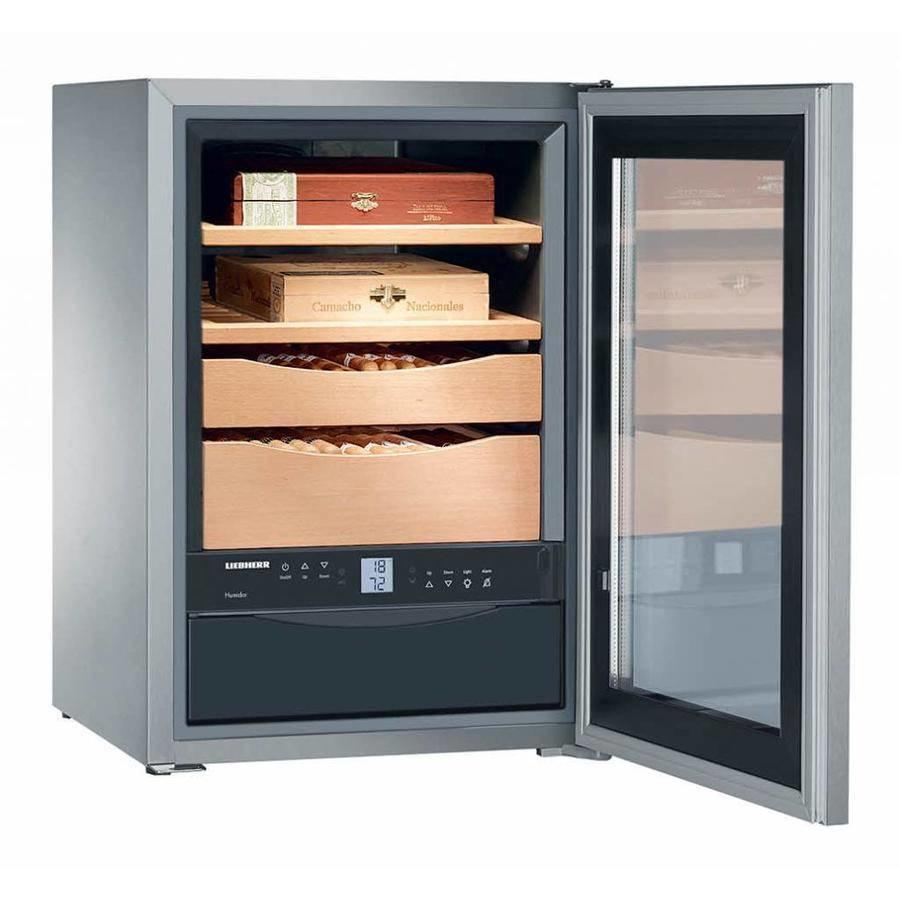 Armoire à cigares Acier inoxydable | 43 litres