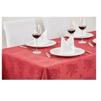 Nappe bordeaux en polyester 890 x 890mm