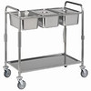 ProChef Chariot de service inox, 3x GN 1/1 + 1 niveau