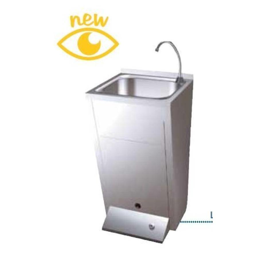 Lavabo avec Compartiment Poubelle / Acier Inoxydable