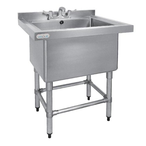  Vogue Evier inox 1 bac 77x60 cm | Matériau lourd 