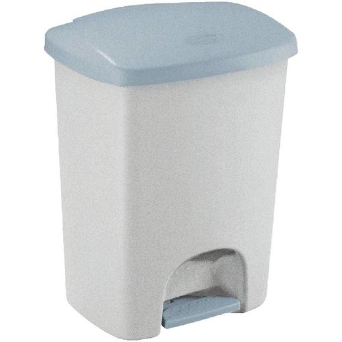  Rubbermaid Bac à pédale en plastique gris | 40 litres 