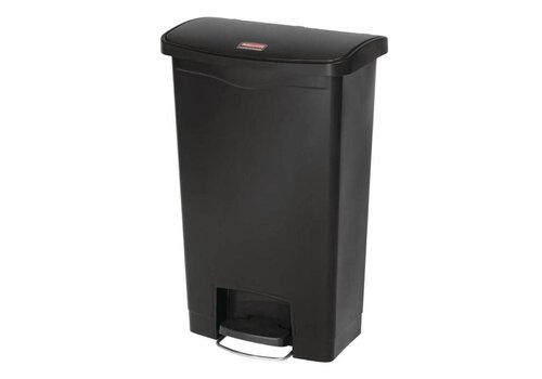  Rubbermaid Poubelle à pédale frontale Slim Jim 50L | 2 couleurs 