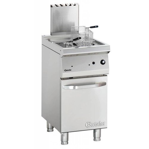  Bartscher Friteuse professionnelle à gaz - 15 litres | L 400 x P 700 x H 850-900 mm | 15 kW 