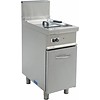 Saro Friteuse à gaz  avec porte 17 litres | 400 x 700 x  850 mm | 16,5 kW | en acier inoxydable