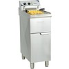 Casselin Friteuse électrique sur pieds 10 litres haut rendement | 60°C à 200°C | L 357 x P 700  x H 1080 mm | 9 000 W