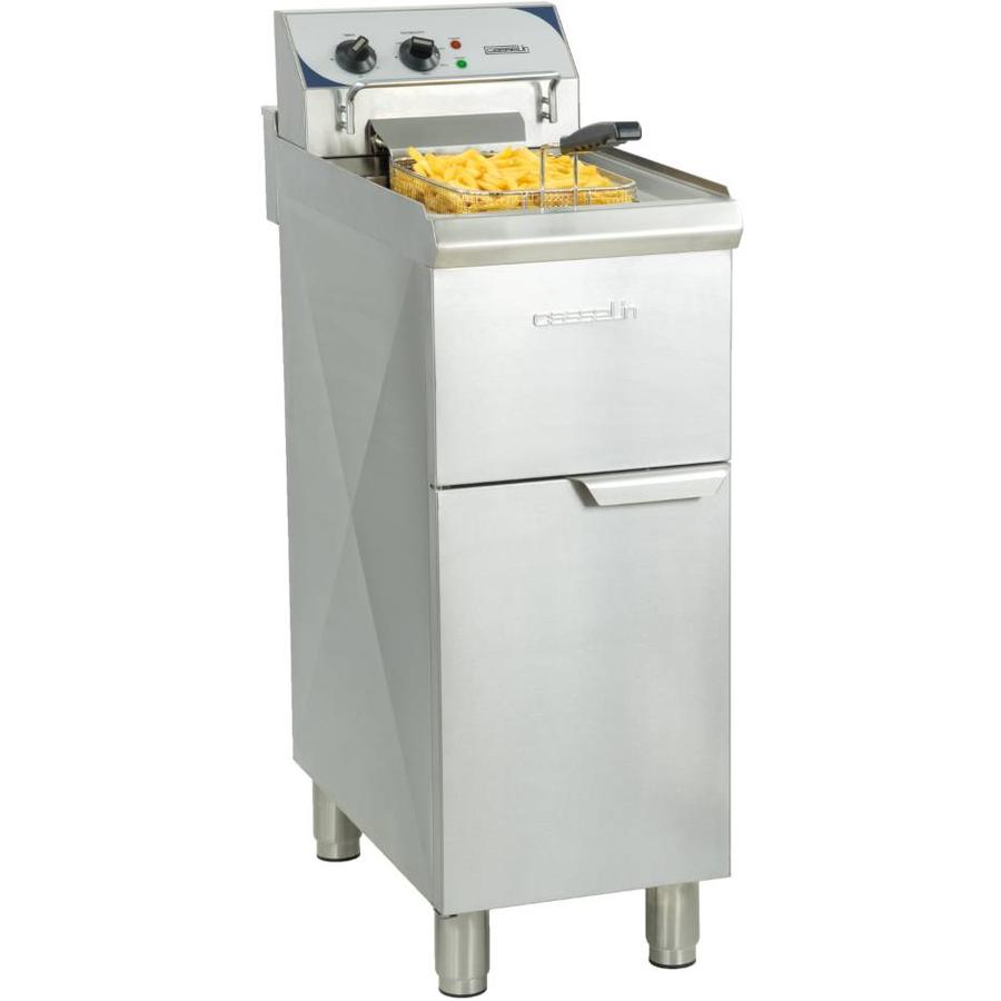 Friteuse électrique sur pieds 10 litres haut rendement | 60°C à 200°C | L 357 x P 700  x H 1080 mm | 9 000 W