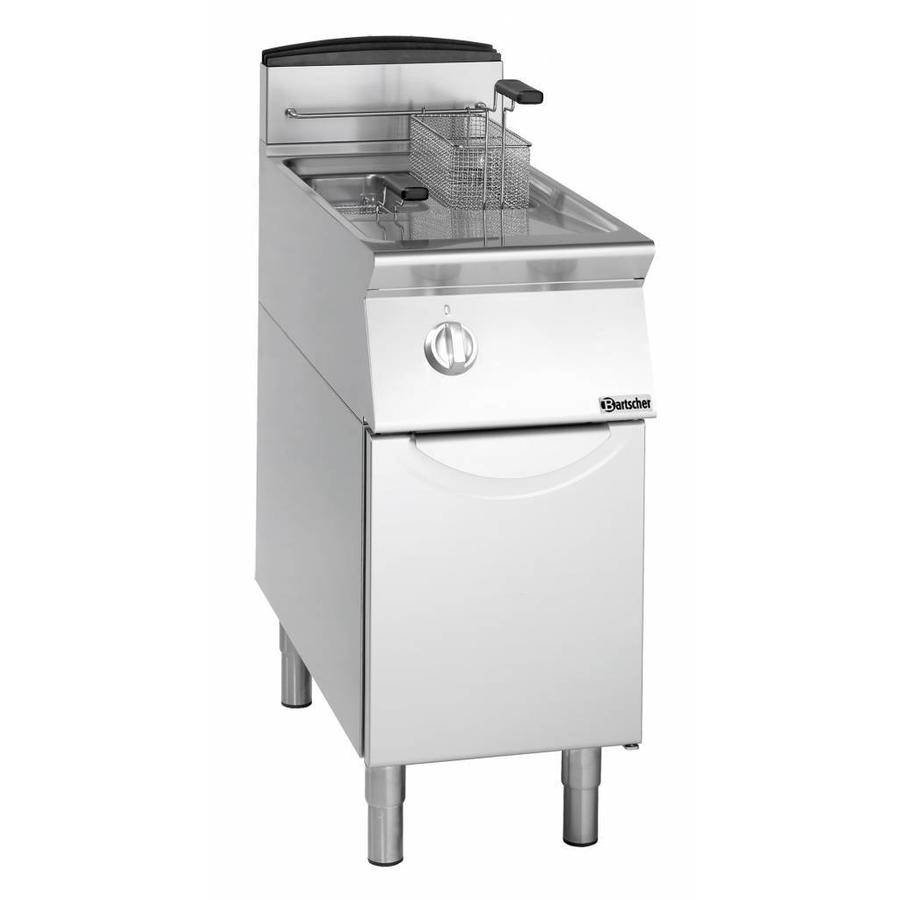 Friteuse à gaz avec base 2 x 8 litres | L 400 x P 700 x H 850 mm | 12 kW