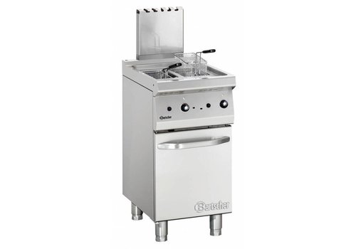  Bartscher Friteuse à gaz - 2 x 7 litres | L 400 x P 700 x H 850 mm | 11,5 kW 