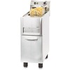 Casselin Friteuse électrique sur pieds 13 litres | L 330 x P 600 x H 860-920 mm | 50°C à 190°C | 9 900 W