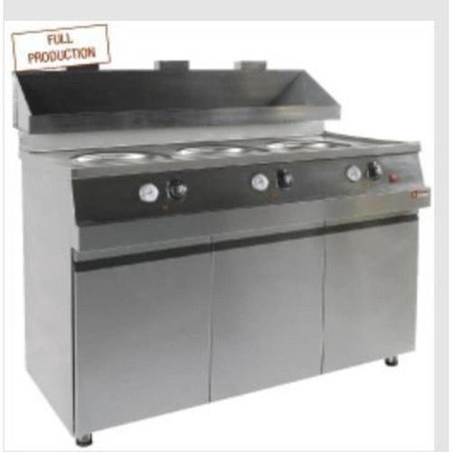  ProChef Friteuse à gaz - 3 x 13  litres | 1445x900xh930 mm | 3 x 16,16 kW 