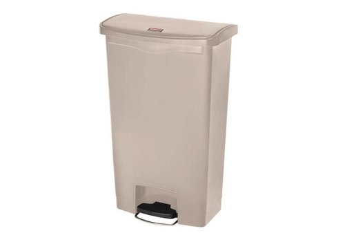  Rubbermaid Poubelle à pédale frontale Slim Jim 68L 3 couleurs 