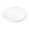 Bolero Plateau de table rond blanc bois aggloméré 60cm