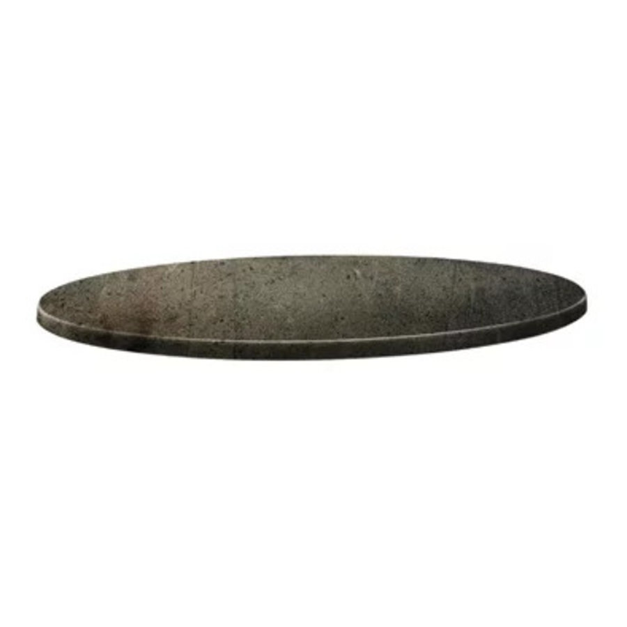 Plateau de table rond béton en bois / 2 formats