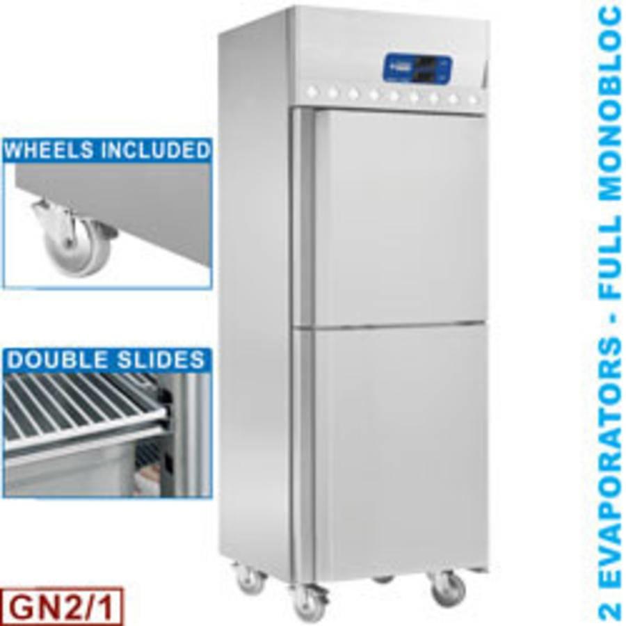 Congélateur 1400 litres en inox GN 2/1