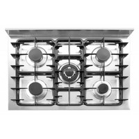 Cuisinière à gaz - 5 Feux avec four électrique