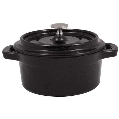  Vogue Mini cocotte en fonte Noir | Ø9,3cm 