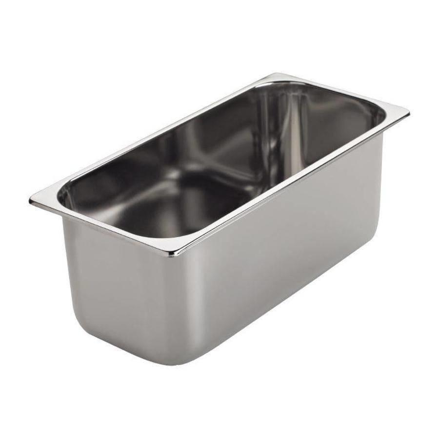 Bac à glace inox 7L 150H) x 36(L) x 16,5(P)cm