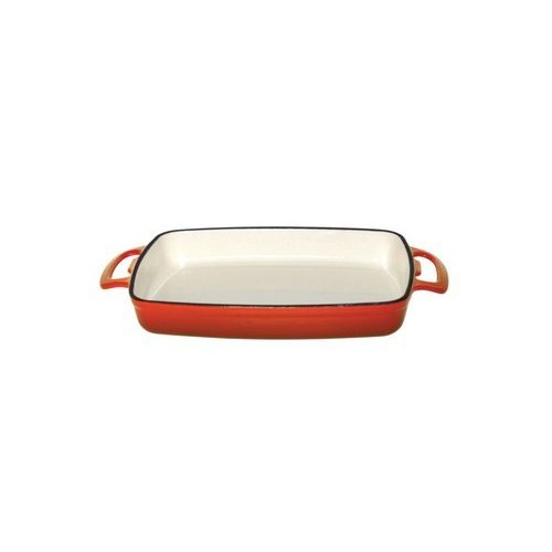  Vogue plat rectangulaire orange 