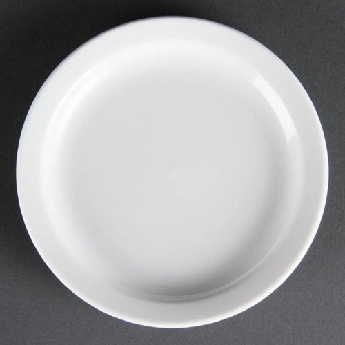  Olympia Assiettes en porcelaine blanche 15 cm (Pièces 12) 