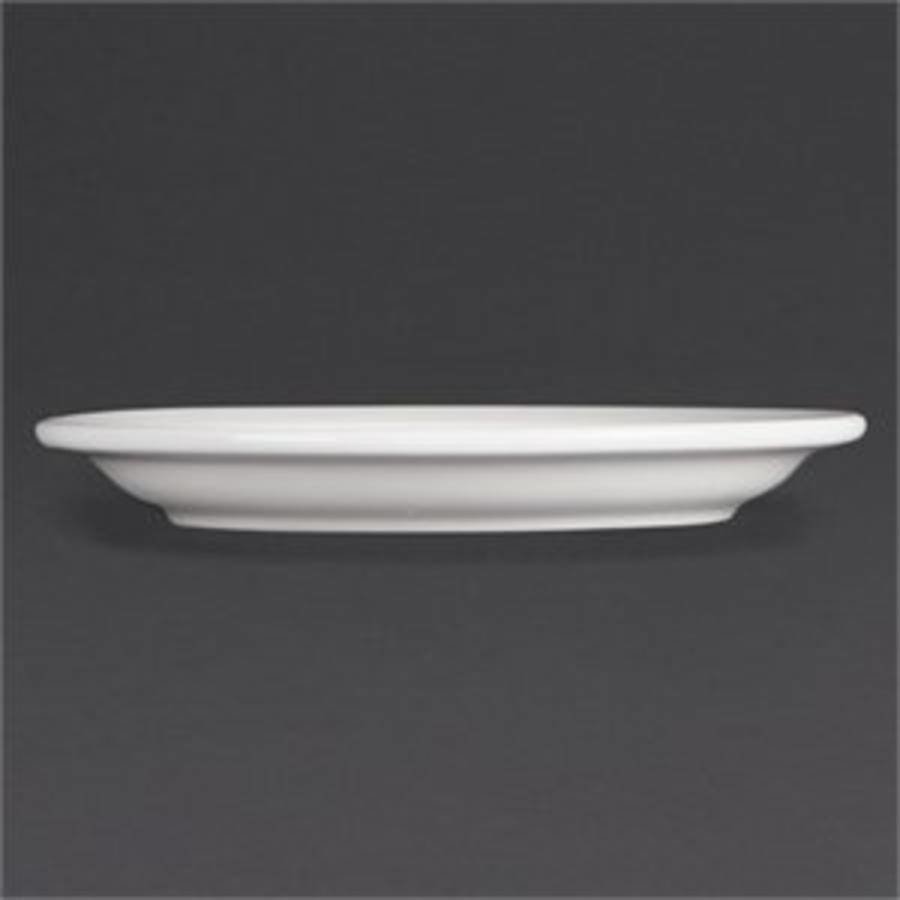 Assiettes en porcelaine blanche 15 cm (Pièces 12)