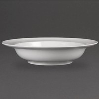 Assiettes  de luxe en porcelaine avec bord large (4 pièces)