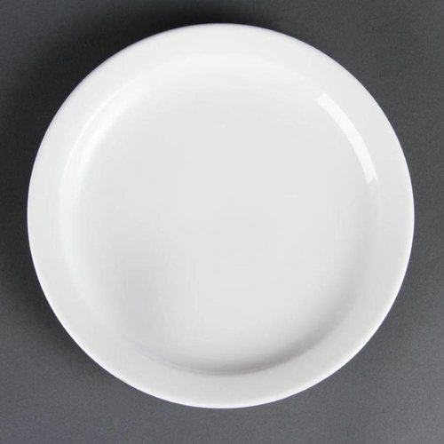  Olympia Petites assiettes en porcelaine avec bord étroit 20 cm (pièces 12) 