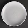Olympia  Assiettes rondes en porcelaine blanche 18 cm (pièces 12)