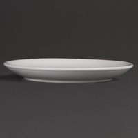 Assiettes rondes en porcelaine blanche 18 cm (pièces 12)