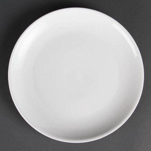  Olympia Assiette ronde en porcelaine blanche 28 cm (6 pièces) 