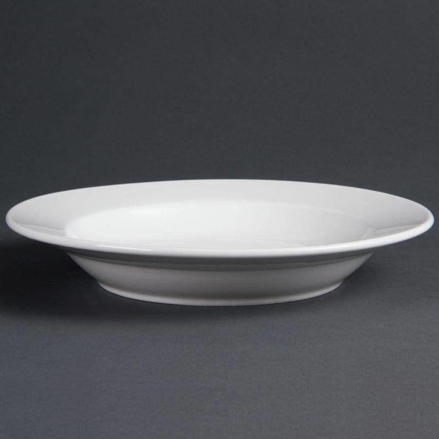 Assiettes profondes en porcelaine 27 cm (6 pièces)