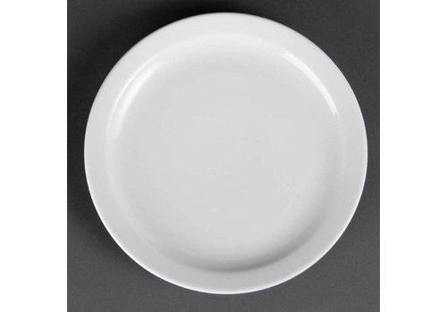  Olympia Assiette en porcelaine avec bord étroit 25 cm (pièces 12) 