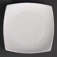 Assiette plate en porcelaine 18.5 cm | 12 pièces