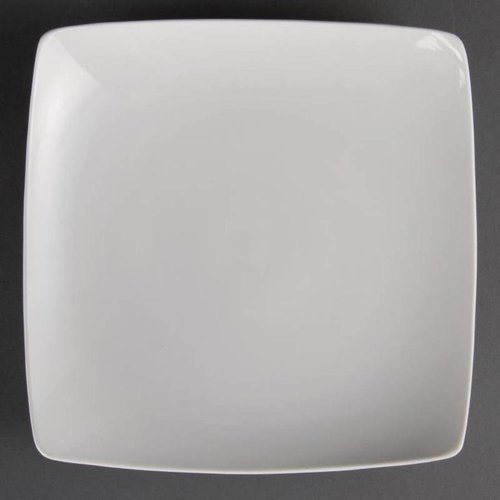  Olympia Assiette carrée blanche 18 cm (morceaux 12) 