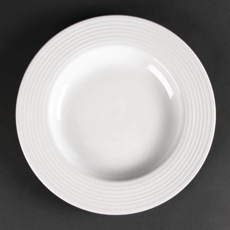 Assiette creuse porcelaine 31 cm (6 pièces)
