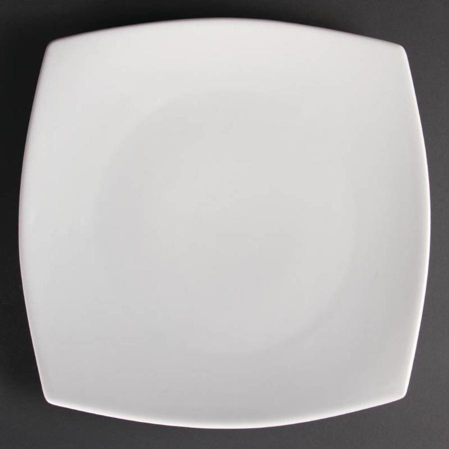 Assiette plate en porcelaine 30.5 cm (Pièces 6)