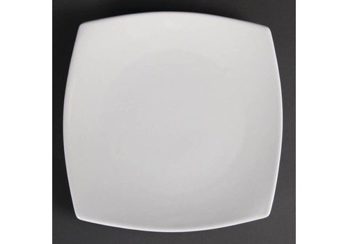  Olympia Assiettes plates en porcelaine 24 cm (pièces 12) 