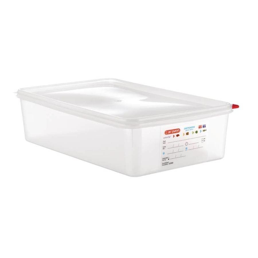 Boîtes alimentaires 1/1 GN 13.7 litres | 4 pièces