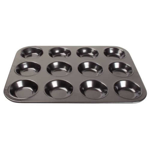  Vogue Plaque antiadhésive de mini moules à muffins| 12 Forme 